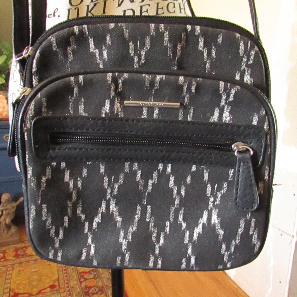 Black and Gray Shoulder Bag